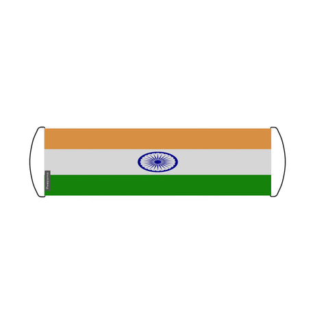 Bannière de défilement drapeau l’inde en polyester - pixelforma