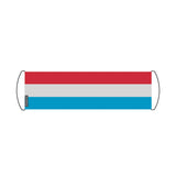 Bannière de défilement Drapeau Luxembourg en Polyester - Pixelforma 