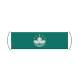 Bannière de défilement drapeau macao en polyester - pixelforma