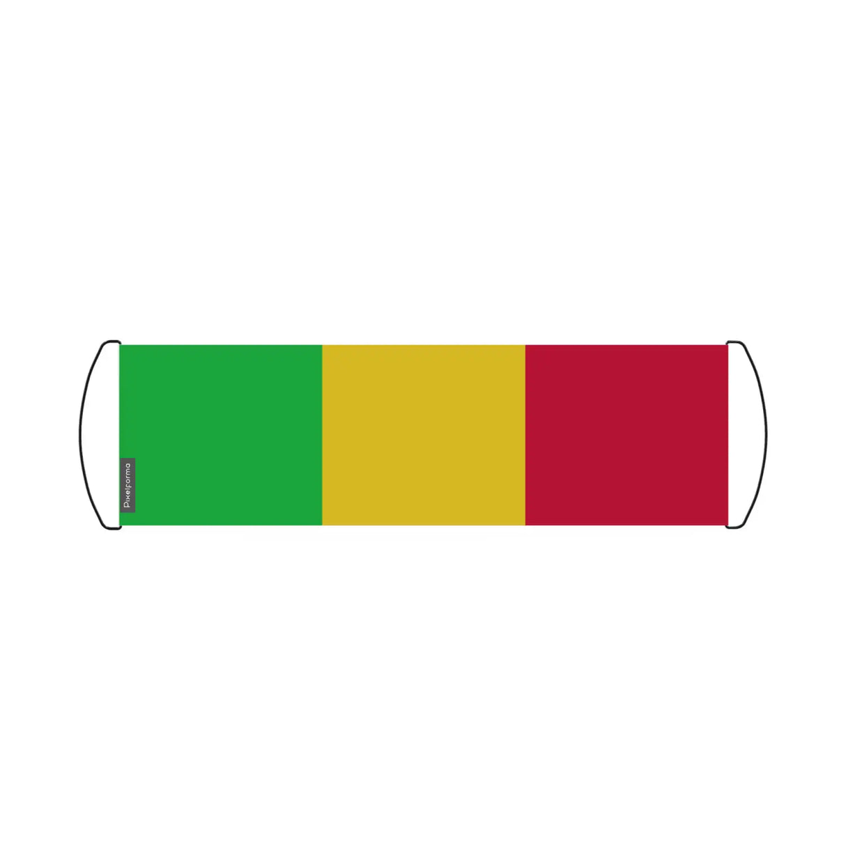 Bannière de défilement drapeau mali en polyester - pixelforma