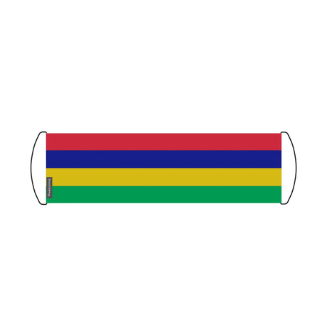 Bannière de défilement drapeau maurice en polyester - pixelforma