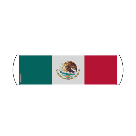 Bannière de défilement drapeau mexique en polyester - pixelforma