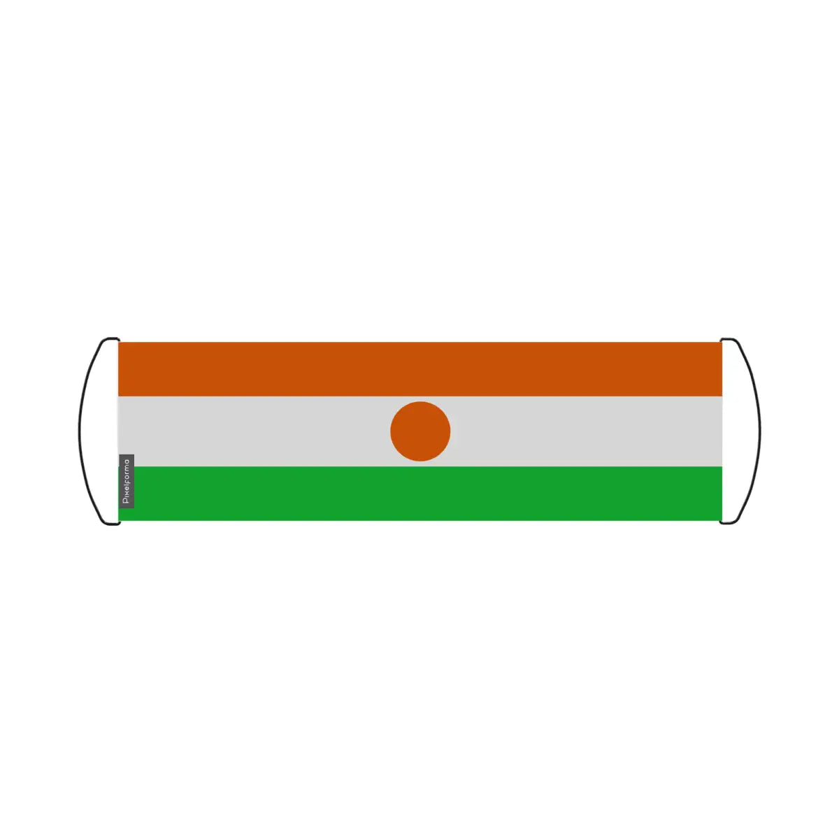 Bannière de défilement Drapeau Niger en Polyester - Pixelforma 