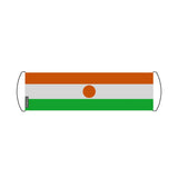 Bannière de défilement drapeau niger en polyester - pixelforma