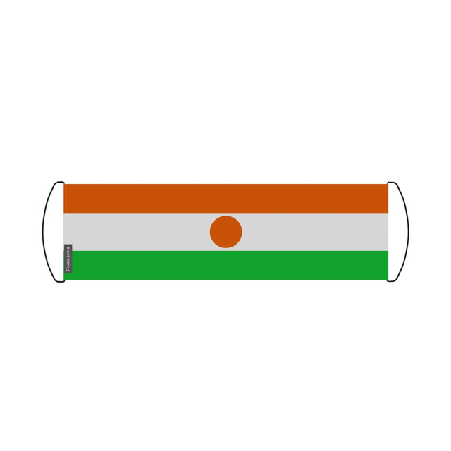 Bannière de défilement drapeau niger en polyester - pixelforma