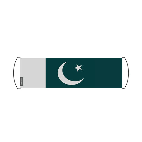 Bannière de défilement Drapeau Pakistan en Polyester - Pixelforma 