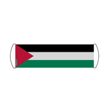 Bannière de défilement Drapeau Palestine en Polyester - Pixelforma 