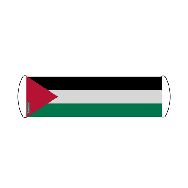 Bannière de défilement Drapeau Palestine en Polyester - Pixelforma 