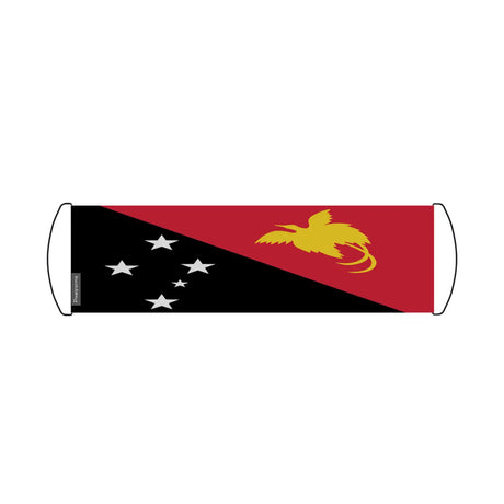 Bannière de défilement drapeau papouasie-nouvelle-guinée en polyester - pixelforma