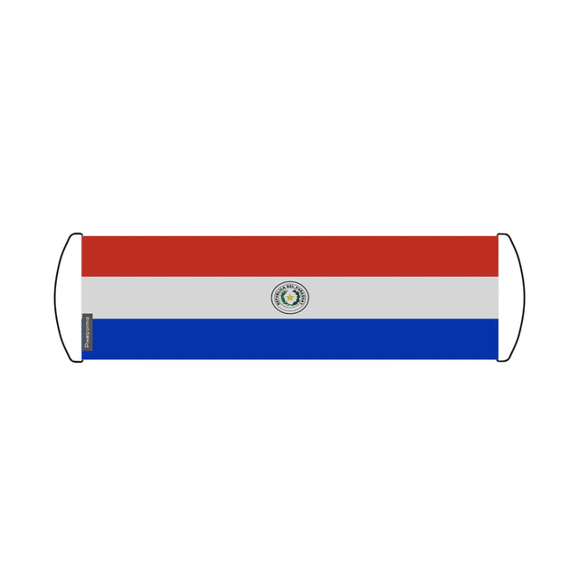 Bannière de défilement drapeau paraguay en polyester - pixelforma