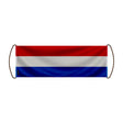 Bannière de défilement drapeau pays-bas en polyester