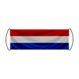 Bannière de défilement drapeau pays-bas en polyester