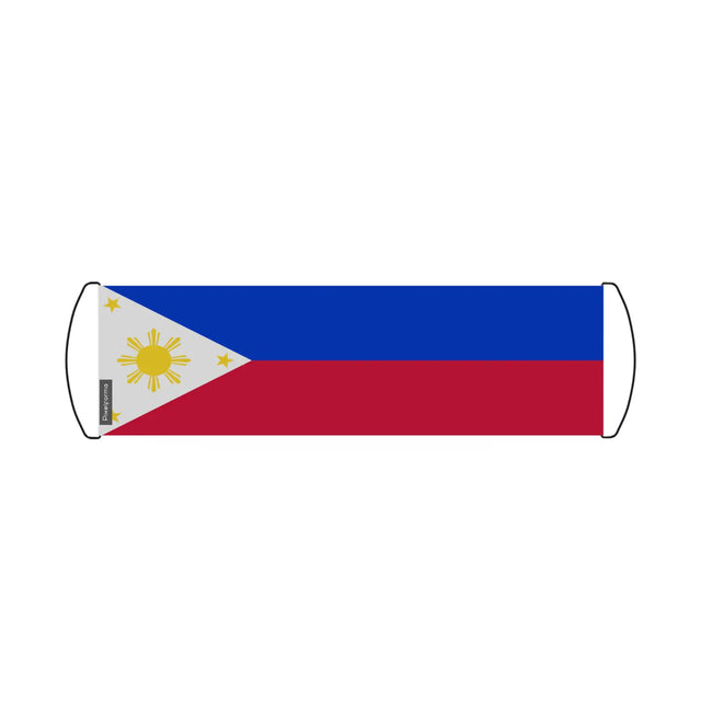 Bannière de défilement drapeau philippines en polyester - pixelforma