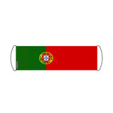 Bannière de défilement Drapeau Portugal en Polyester - Pixelforma 