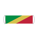 Bannière de défilement Drapeau république du Congo en Polyester - Pixelforma 