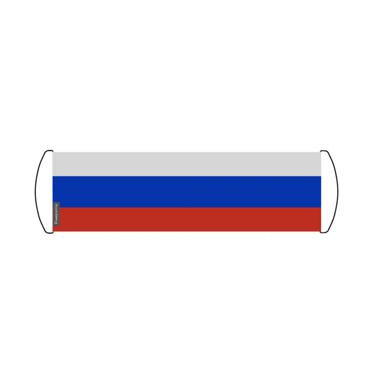 Bannière de défilement Drapeau Russie en Polyester - Pixelforma 