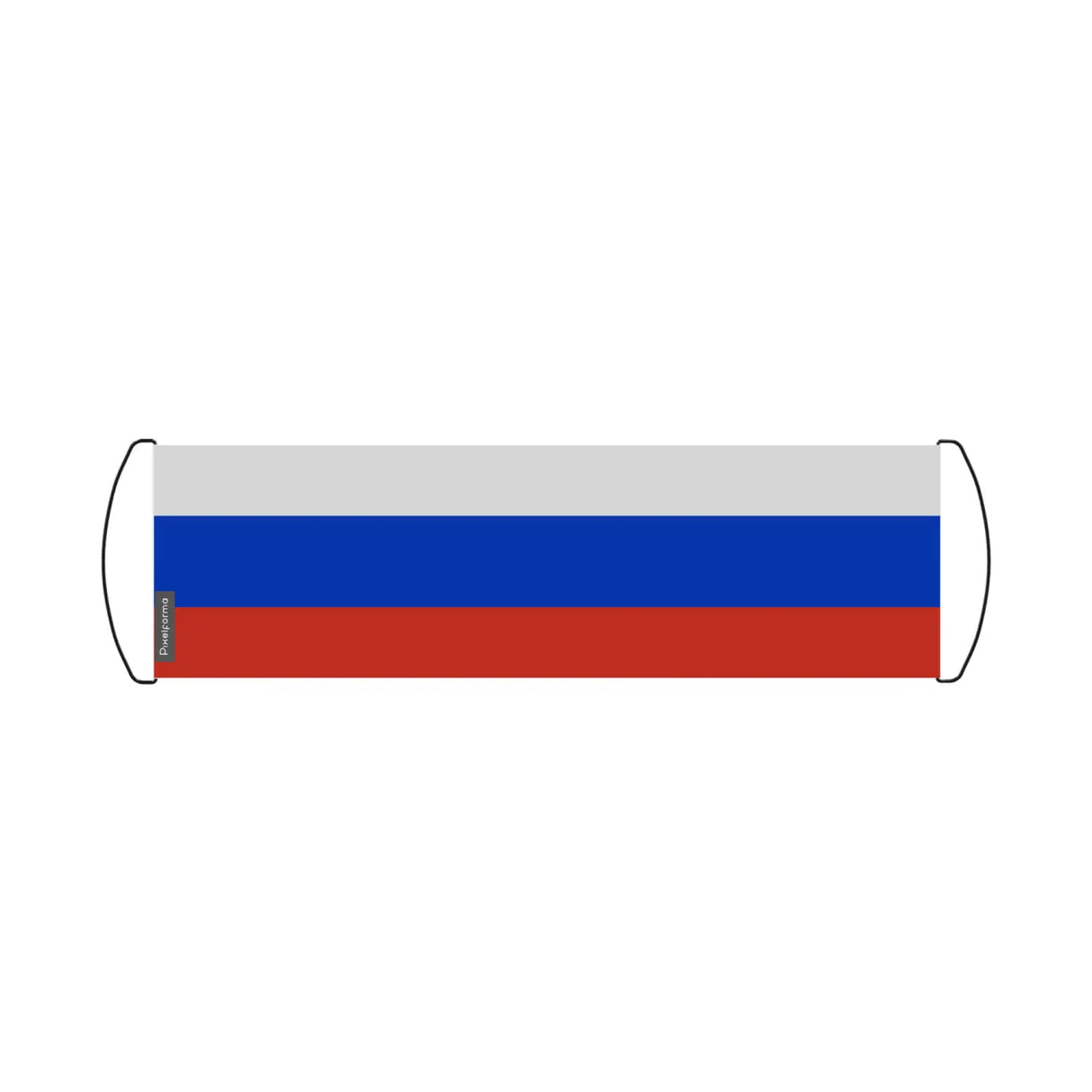 Bannière de défilement drapeau russie en polyester - pixelforma