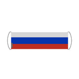 Bannière de défilement drapeau russie en polyester - pixelforma