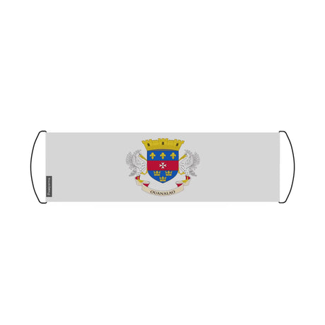Bannière de défilement drapeau saint-barthélemy en polyester - pixelforma