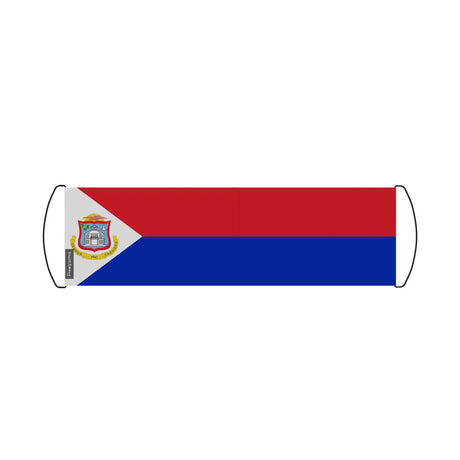 Bannière de défilement drapeau saint-martin en polyester - pixelforma