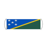 Bannière de défilement drapeau salomon en polyester - pixelforma