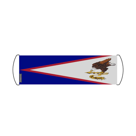 Bannière de défilement drapeau samoa américaines en polyester - pixelforma