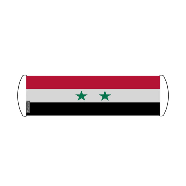 Bannière de défilement Drapeau Syrie en Polyester - Pixelforma 