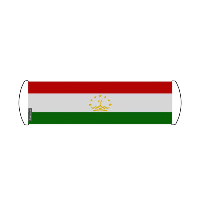 Bannière de défilement Drapeau Tadjikistan en Polyester - Pixelforma 