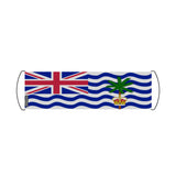Bannière de défilement drapeau territoire britannique de l’océan indien en polyester - pixelforma