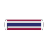 Bannière de défilement drapeau thaïlande en polyester - pixelforma