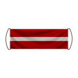 Bannière de défilement drapeau ttonie polyester main