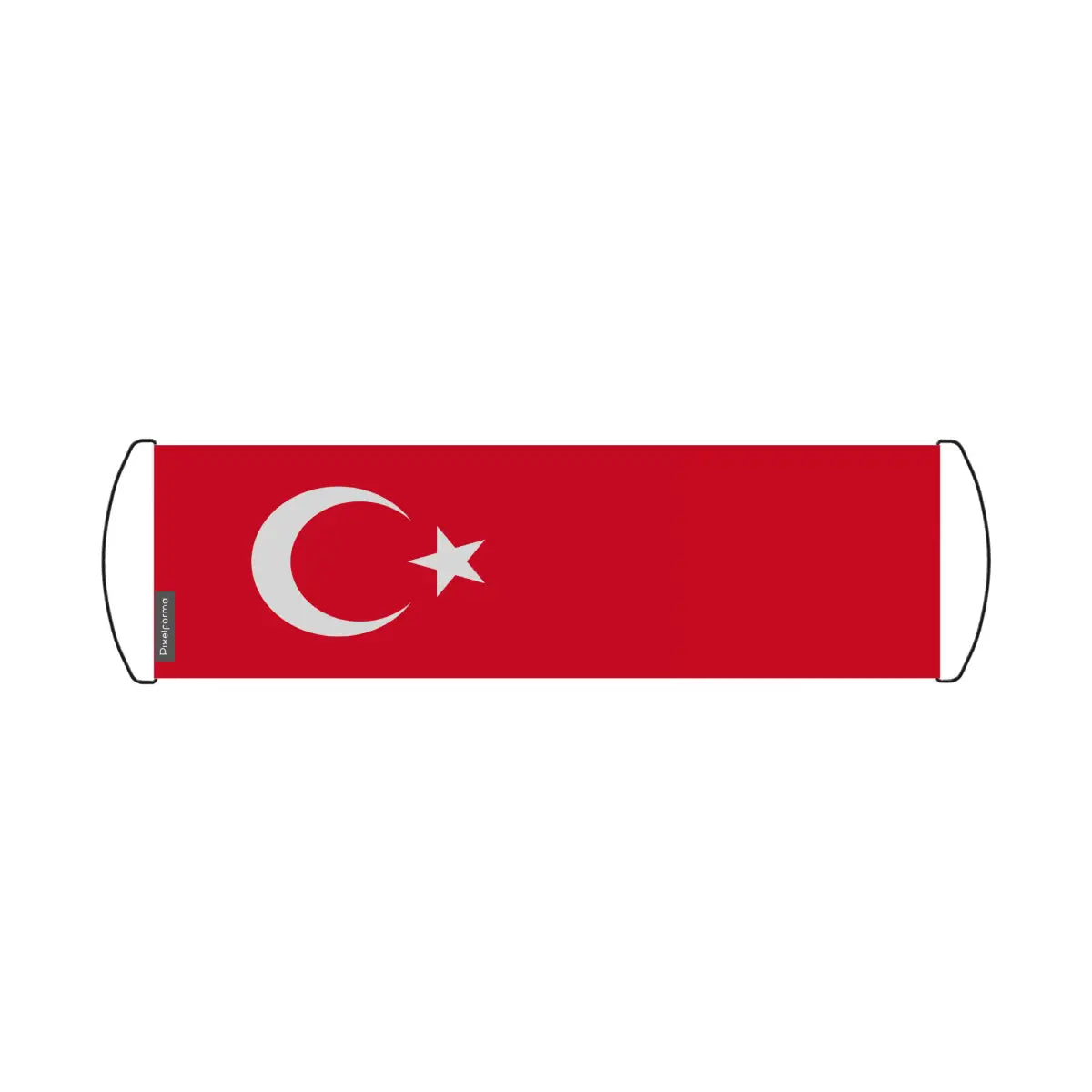 Bannière de défilement Drapeau Turquie en Polyester - Pixelforma 