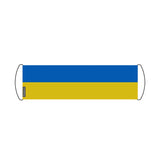 Bannière de défilement drapeau ukraine en polyester - pixelforma