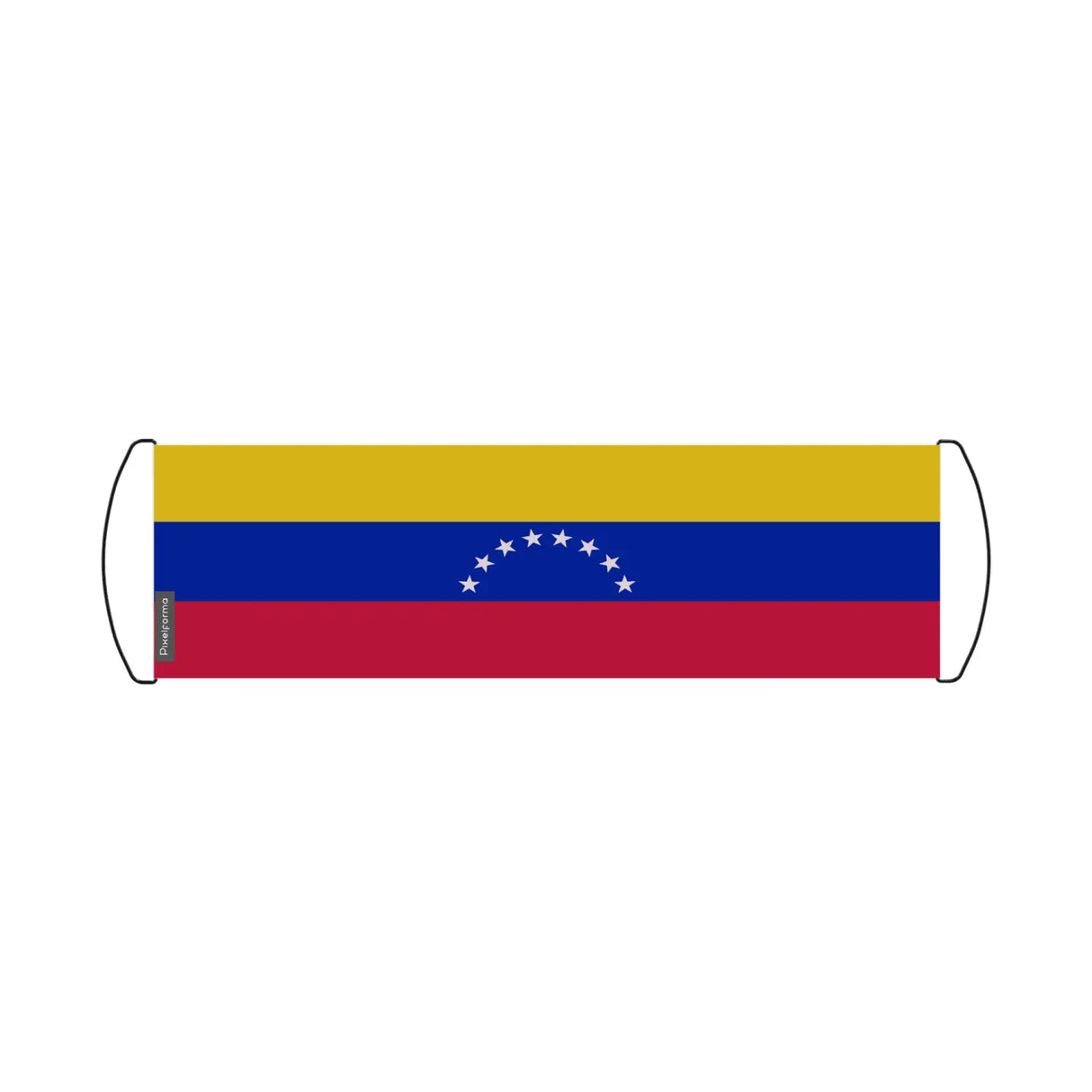 Bannière de défilement drapeau venezuela en polyester - pixelforma