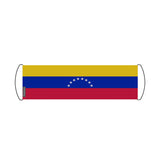 Bannière de défilement drapeau venezuela en polyester - pixelforma