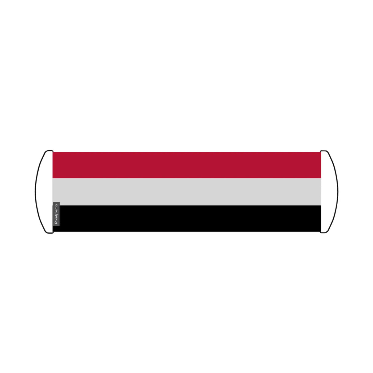 Bannière de défilement drapeau yémen en polyester - pixelforma