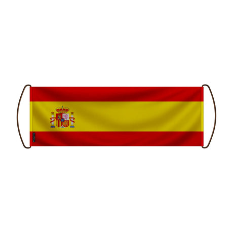 Bannière de défilement espagne polyester pour événements