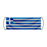 Bannière de défilement grèce en polyester à main
