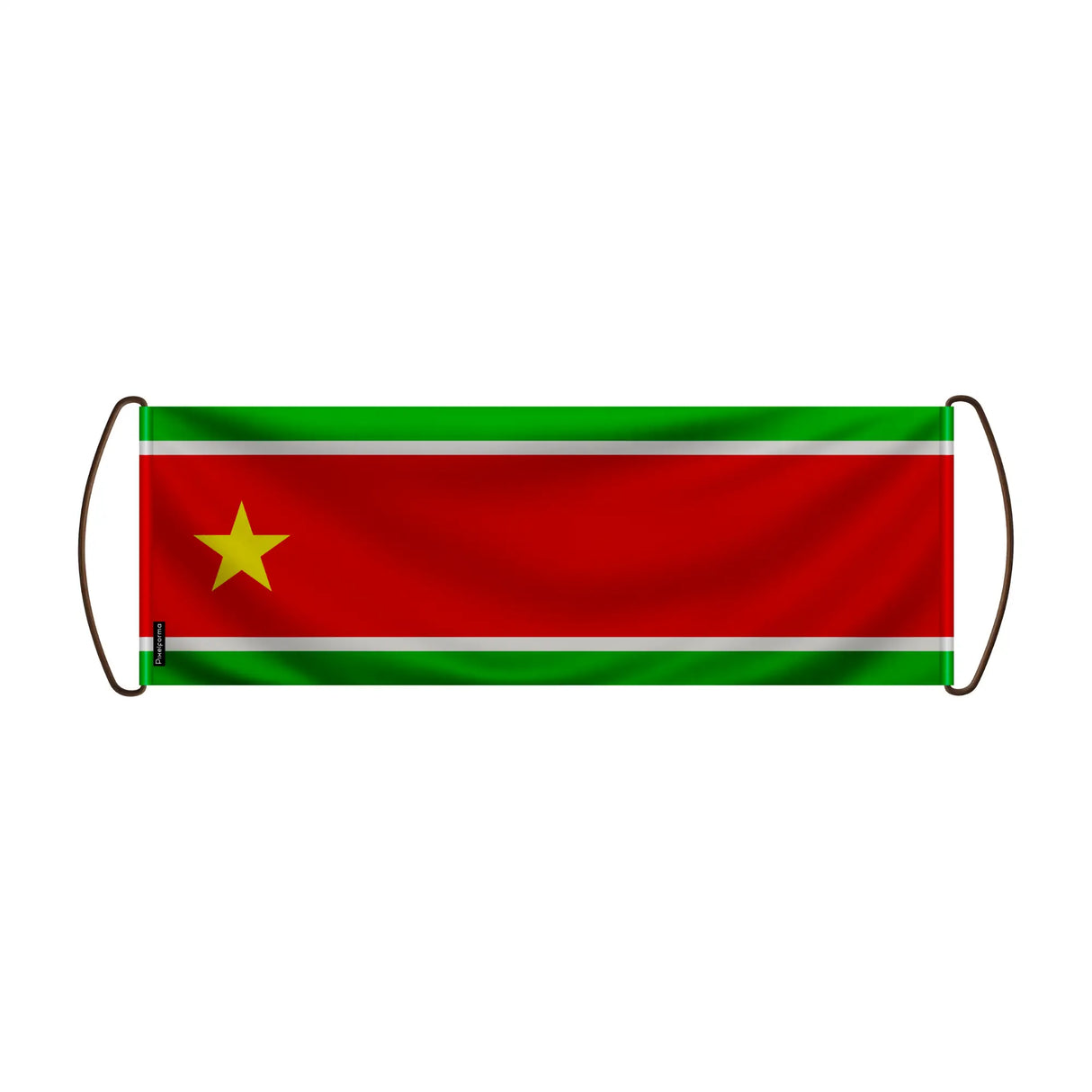 Bannière de défilement guadeloupe en polyester à main