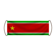 Bannière de défilement guadeloupe en polyester à main
