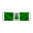 Bannière de défilement île norfolk en polyester durable