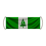 Bannière de défilement île norfolk en polyester durable