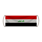 Bannière de défilement irak polyester pour événements