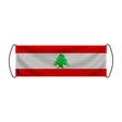 Bannière de défilement liban en polyester pour événements