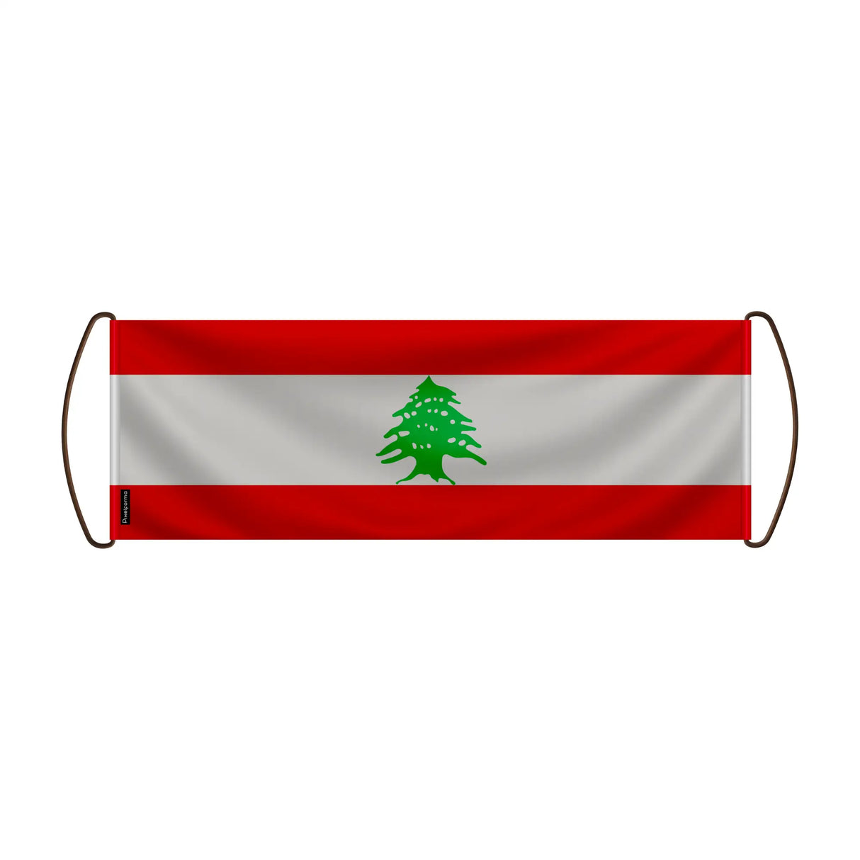 Bannière de défilement liban en polyester pour événements