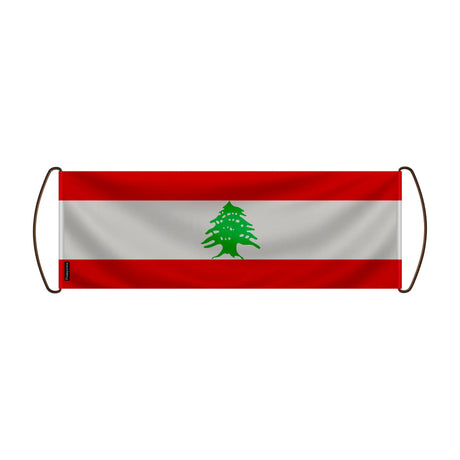 Bannière de défilement liban en polyester pour événements