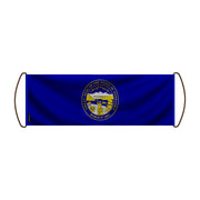 Bannière de défilement nebraska polyester pour événements sportifs