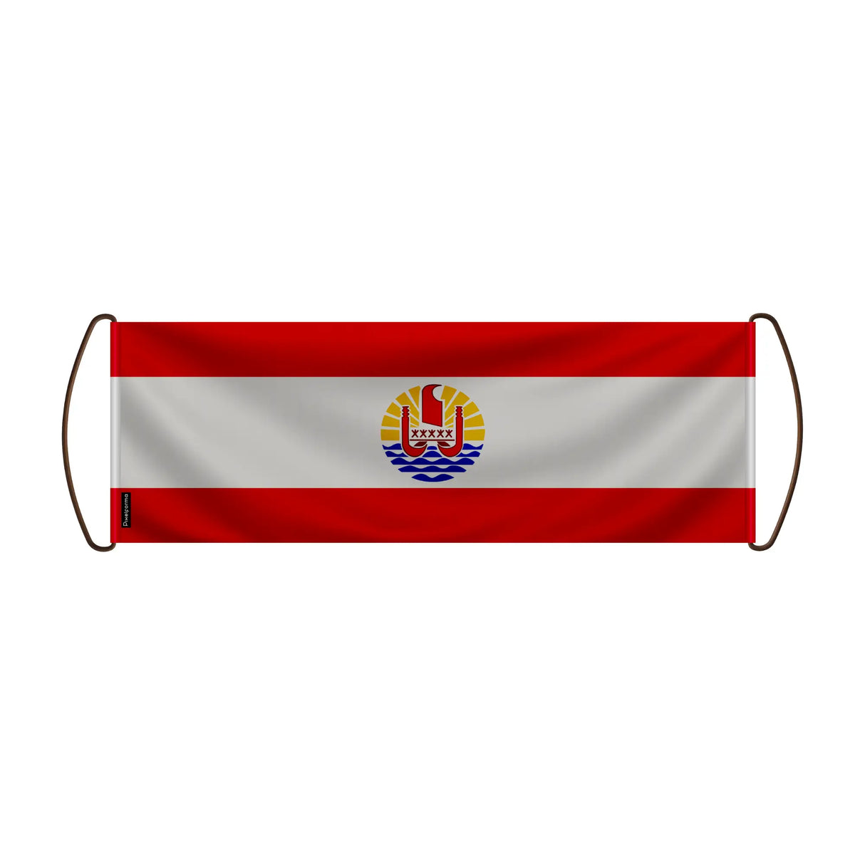 Bannière de défilement polynésie française en polyester