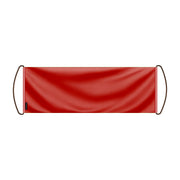 Bannière de défilement rouge clair en polyester pour événements