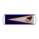 Bannière de défilement samoa américaines en polyester